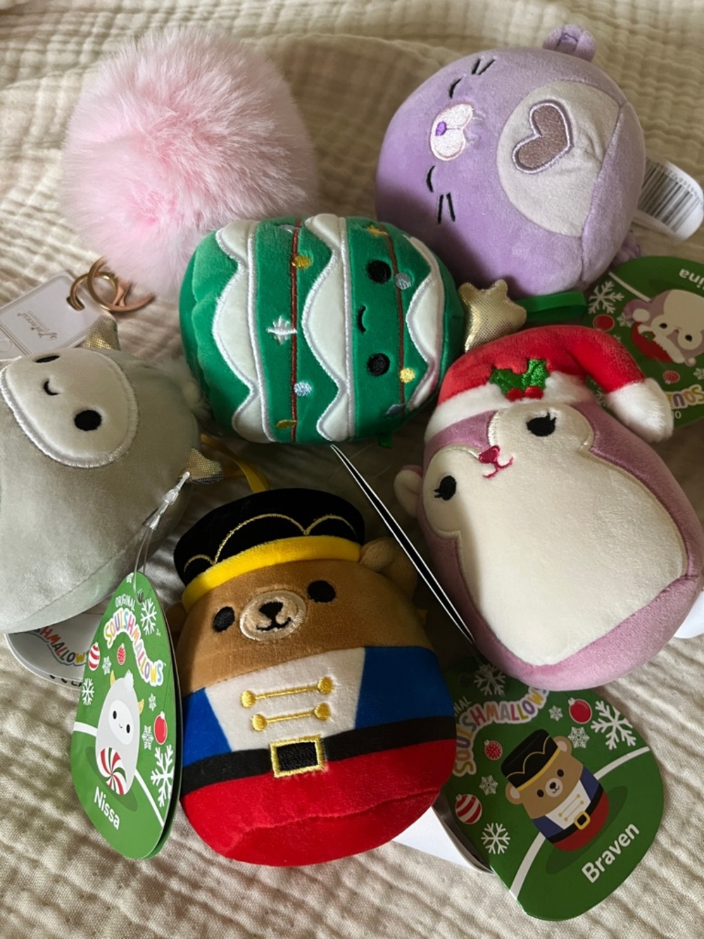 Holiday Plush Squishmallows Assorted Characters - Multicolor